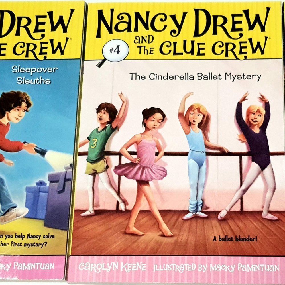 3 books Nancy Drew and the Clue Crew